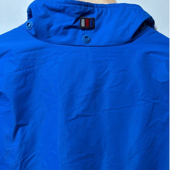 Helly Hansen Vintage Anorak Windbreaker Tech Jacket Blue Size L Lightweight - Picture 7 of 12
